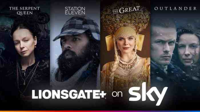 Lionsgate+ lands on Sky