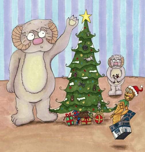 Inside the Holocron - Drawing a Holiday Wampa