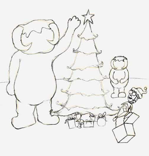 Inside the Holocron - Drawing a Holiday Wampa