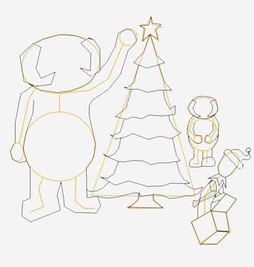 Inside the Holocron - Drawing a Holiday Wampa