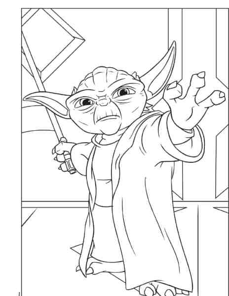 Colour Me Yoda