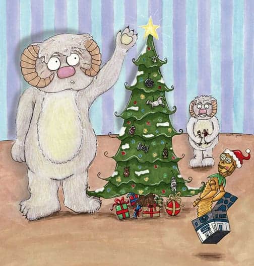 Inside the Holocron - Drawing a Holiday Wampa