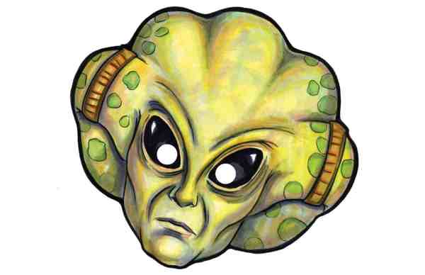 Episode III Mask Print-Outs - Kit Fisto