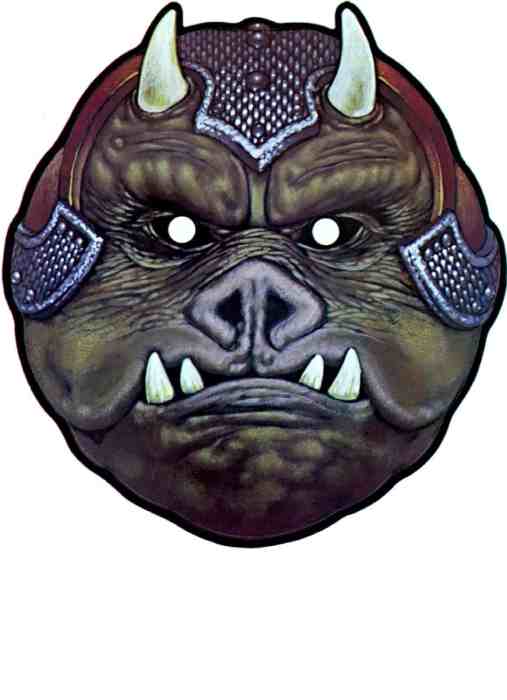 Retro Star Wars Masks - Gamorrean Guard