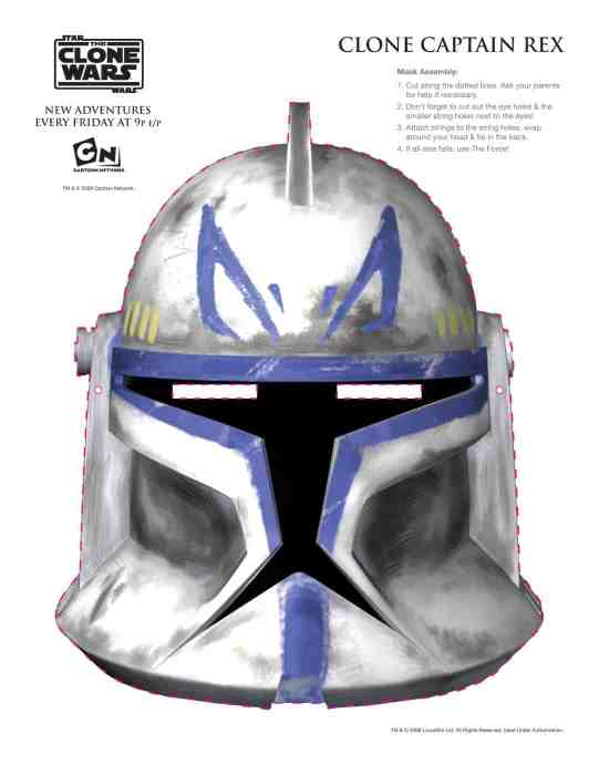 The Clone Wars - Party Masks - Clone Trooper #1