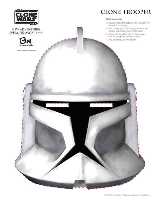 The Clone Wars - Party Masks - Clone Trooper #2