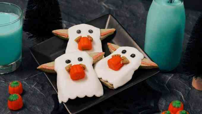 Grogu Ghost Cookies: This Is The Way