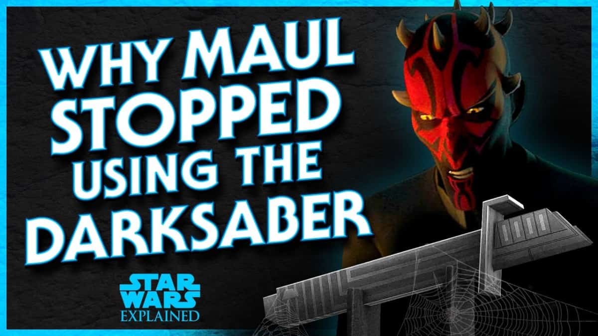 Why Maul Stopped Using the Darksaber