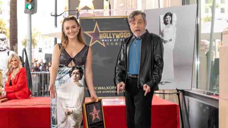 Carrie Fisher Honored with Star on Hollywood Walk of Fame