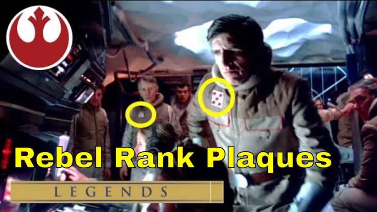 All Rebel Ranks from Star Wars Legends