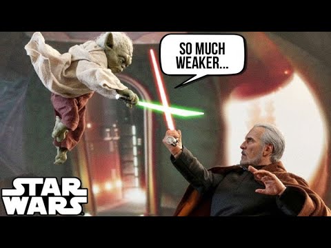 Yoda Reveals Why Dooku Is So Much WEAKER...