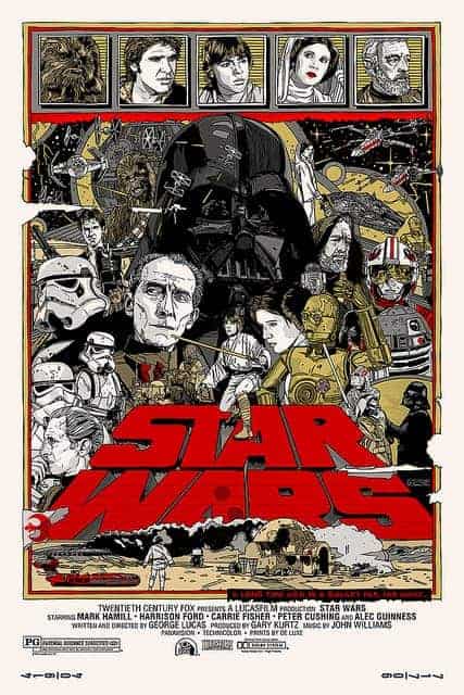 Mondo Original Trilogy Star Wars Prints by Tyler Stout