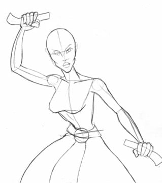Inside the Holocron - Drawing Asajj Ventress from The Clone Wars