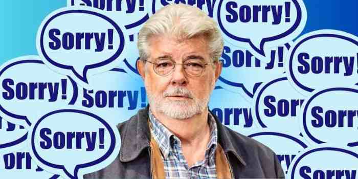 We All Owe George Lucas an Apology