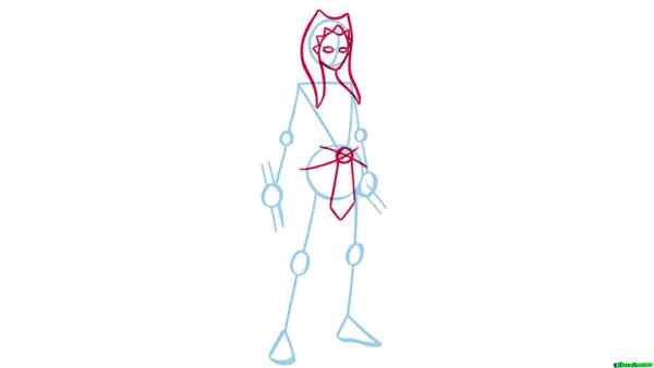 Draw Ahsoka Tano Ss03