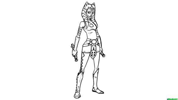 Draw Ahsoka Tano Ss08