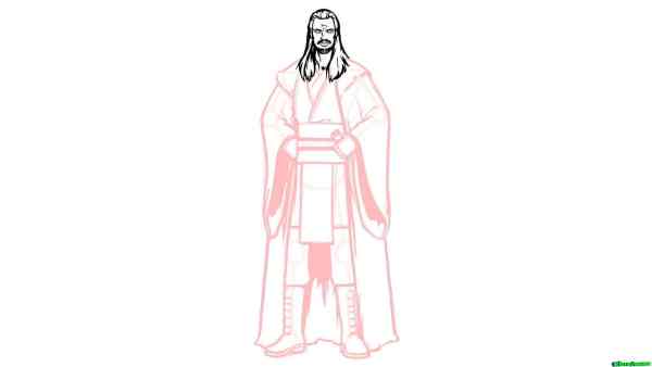 Drawing Qui Gon Ss05