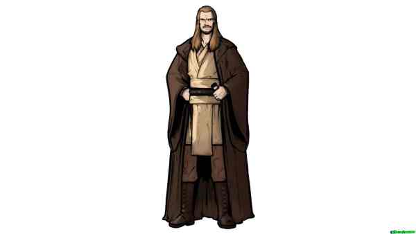 Drawing Qui Gon Ss07