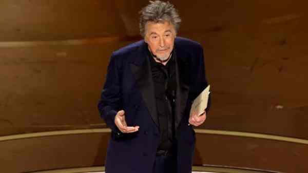 Al Pacino Addresses Oscars ‘Controversy’