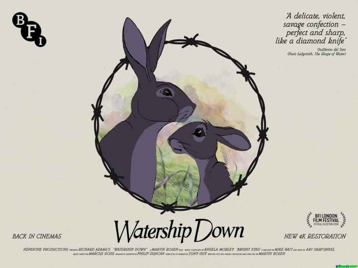 New Trailer Reveal Watership Down (1978) Restored In 4k Back In Uk Cinemas 25 Oct