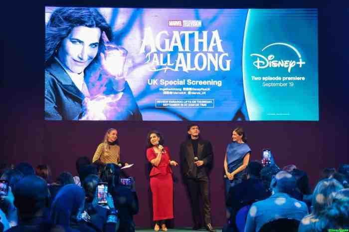 Disney+ Shares Photos from U.K. Screening for Agatha All Along