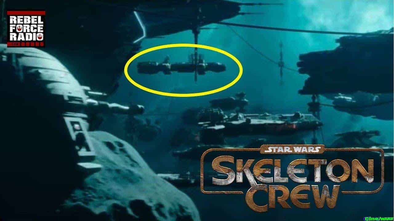 Original Concept Millennium Falcon In Skeleton Crew