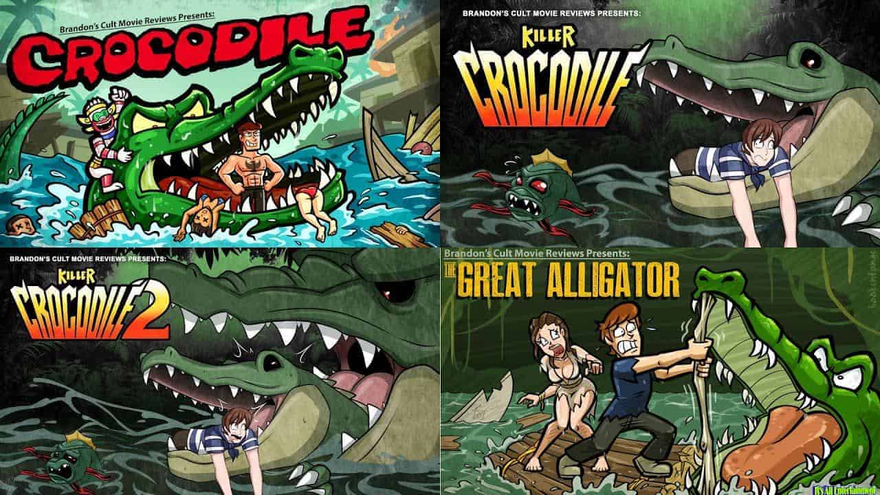 Killer Croc (and Gator) Movies Compilation