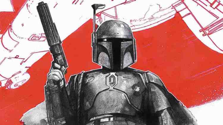 Marvel Boba Fett Black White And Red Announce Cover 81b16958