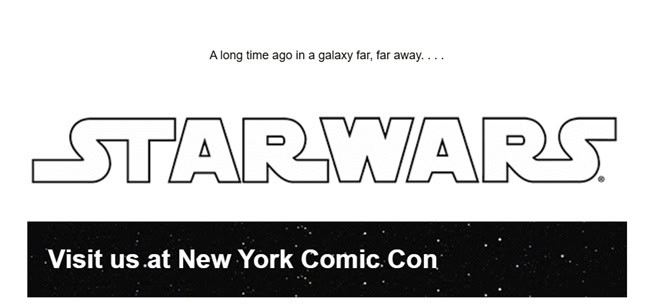 Star Wars Books At New York Comic Con