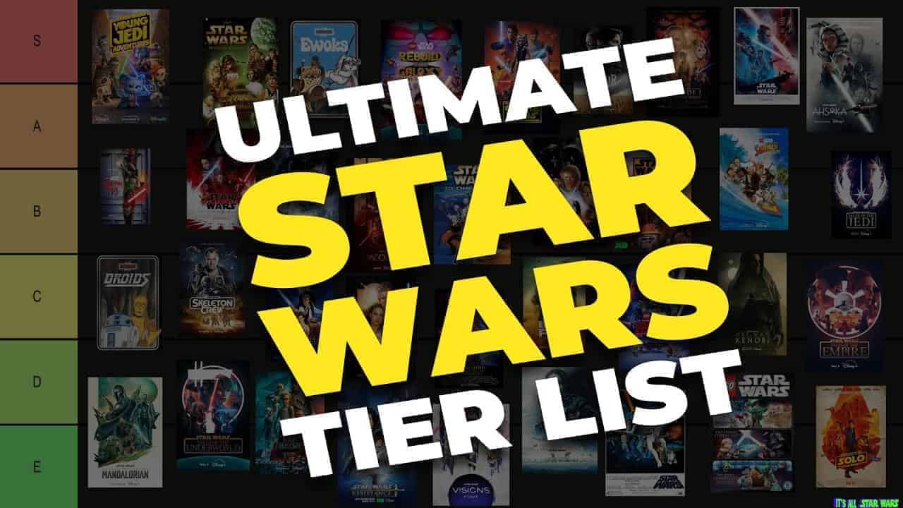 Every Star Wars Tv Show And Movie Ranked!